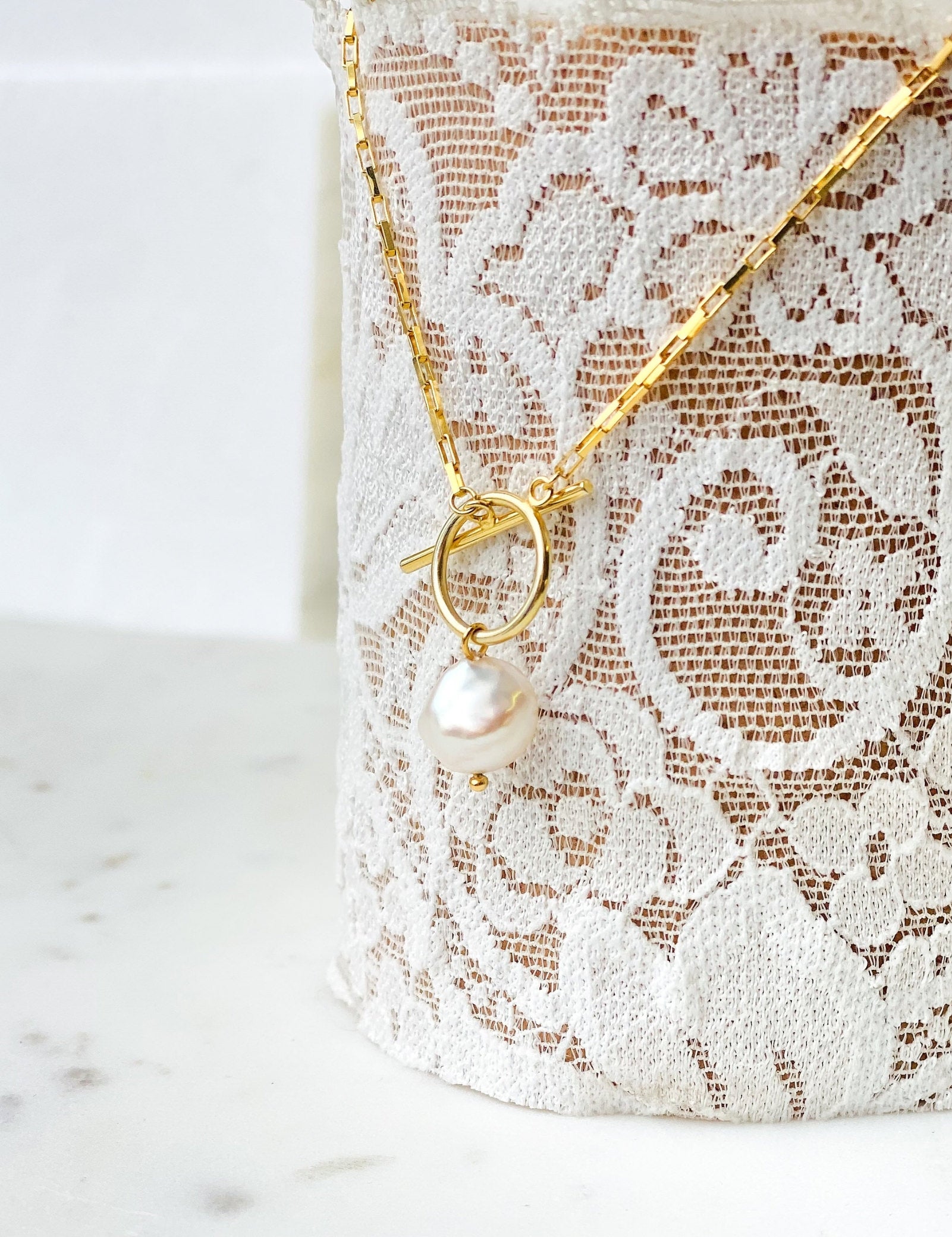 Pastiche  Athena Necklace - J1184YGPL_44