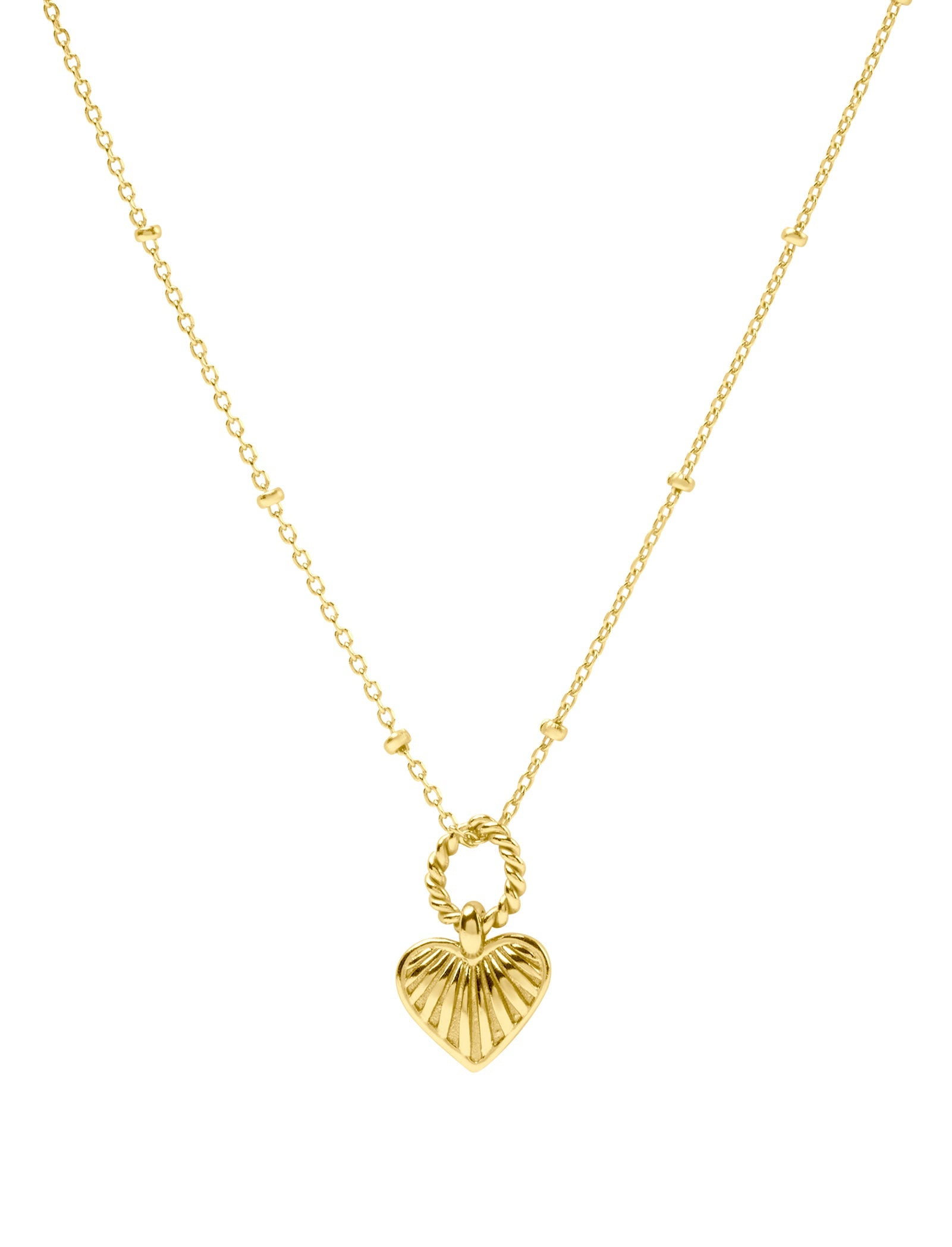 Amore Necklace - Gold Plated Sterling Silver Adornment | Pastiche