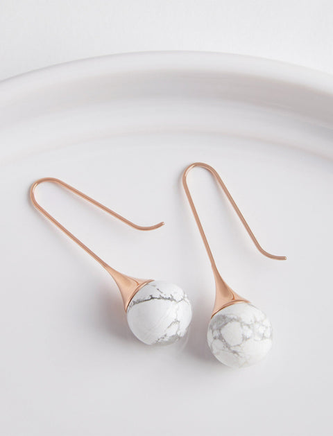 Pastiche  Marble Earrings -