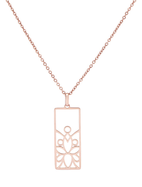 Pastiche  White Orchid Necklace - J1086RG_75