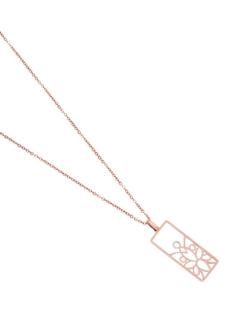 Pastiche  White Orchid Necklace - J1086RG_75
