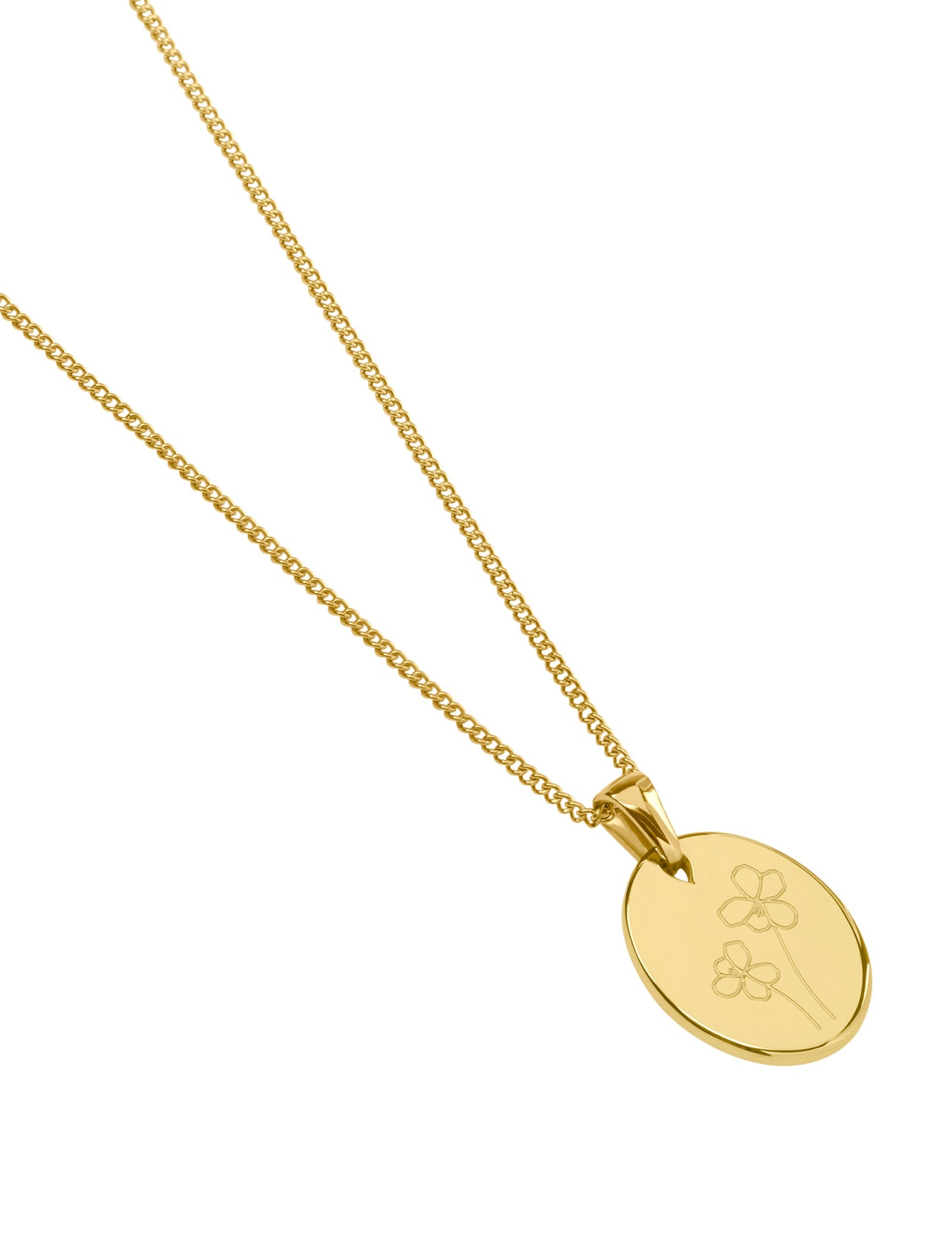 Pastiche  Birth Flower Necklace - J1170YG/FEB_45