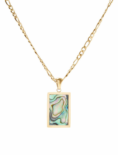 Pastiche  Island Shores & Ocean Song Necklace - J1180YGPS_46