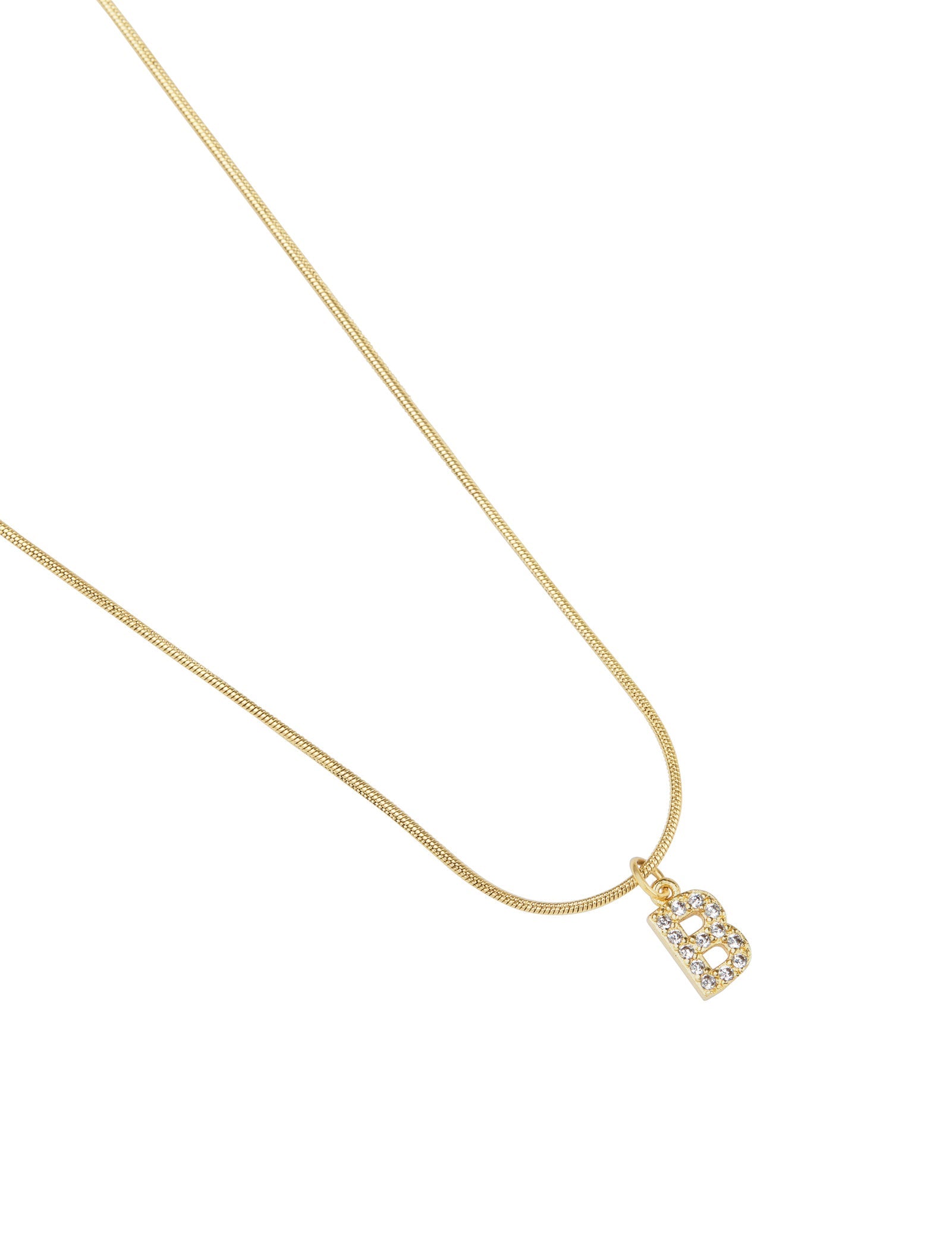 Initial Necklace A Z Personalised Luxury Pastiche
