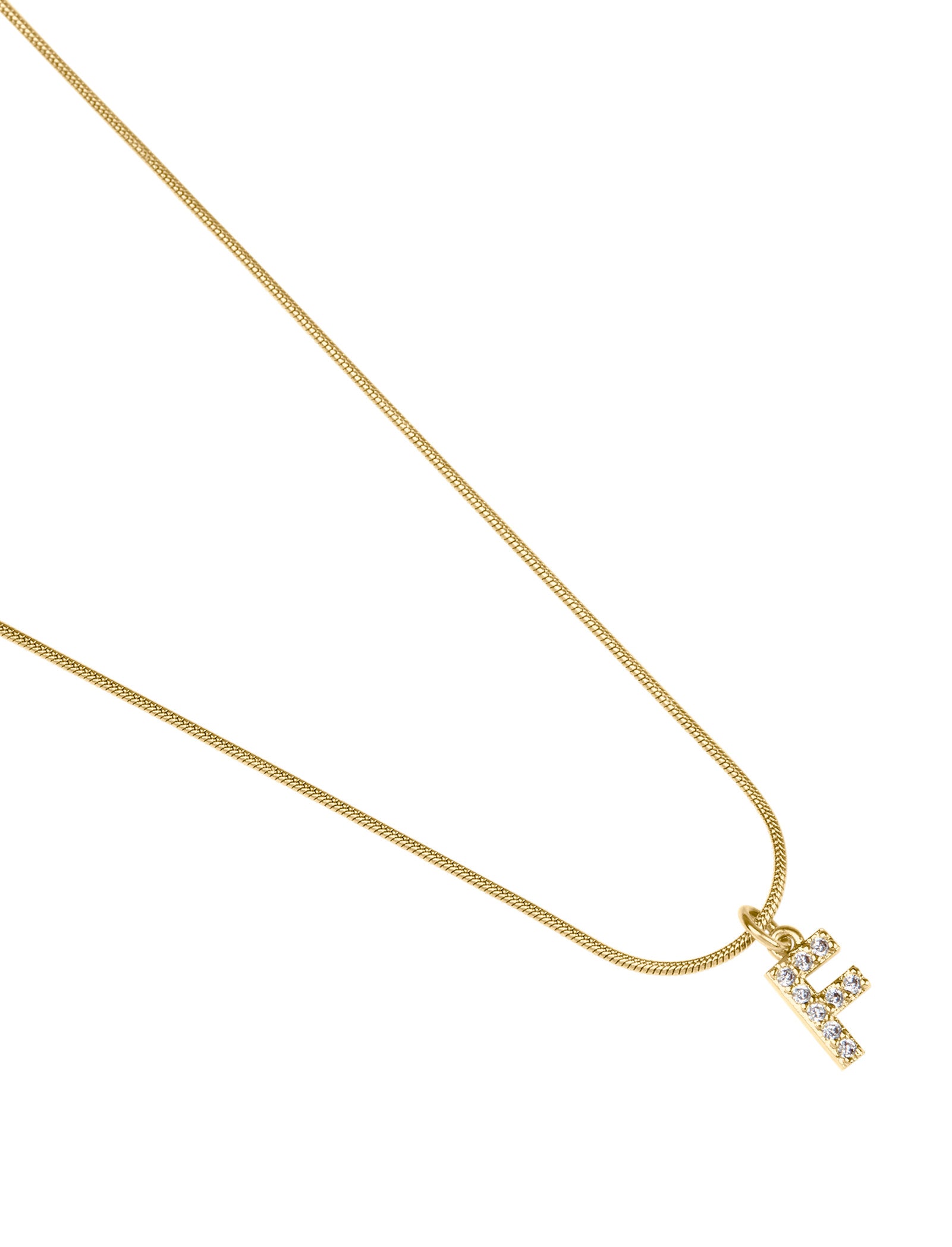 Pastiche  Initial Necklace (A-Z) - J1194YGCZ/F_45