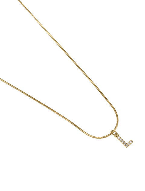 Pastiche  Initial Necklace (A-Z) - J1194YGCZ/L_45